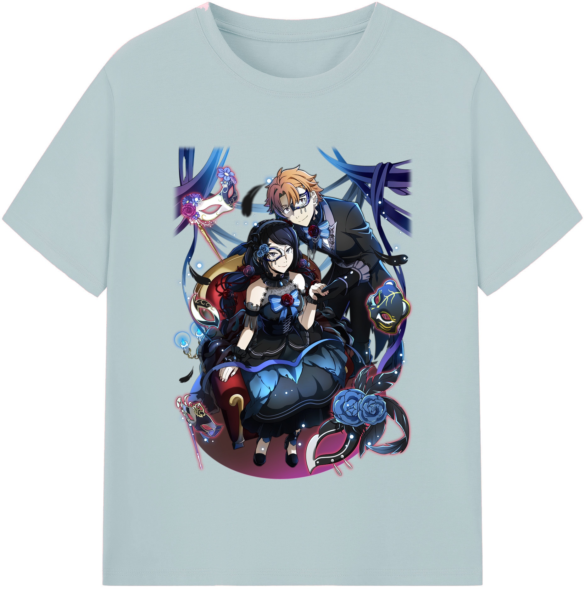 （画像用） 文豪ストレイドッグス Bungo Stray Dogs 綿100％半袖Tシャツ（フロントプリント）